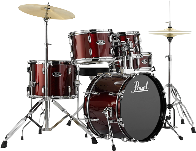 Banner Library Stock Drums Transparent Drum Kit - Ludwig 5 Piece Drum Set (900x675), Png Download