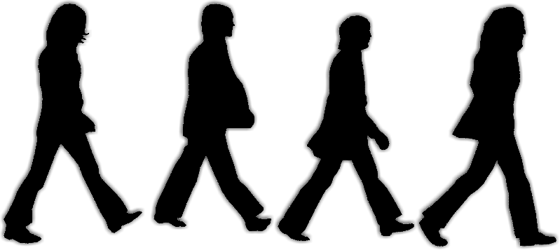 Beatles On The Chippewa 2018 Schedule - Beatles Silhouette (799x357), Png Download