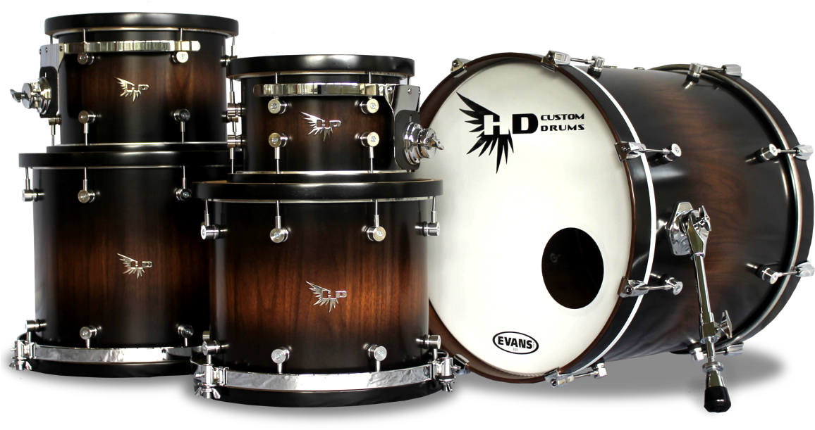 Kit You Want - Wood Finish Drums (1184x659), Png Download