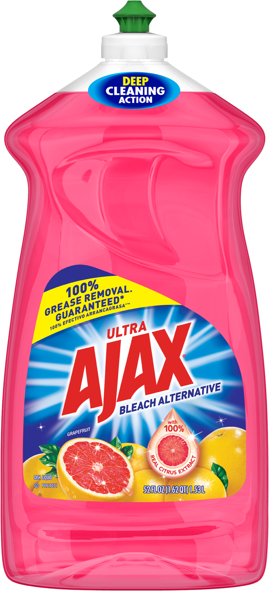 Ajax Ultra Triple Action Liquid Dish Soap, Grapefruit - Ajax Soap (2000x2000), Png Download