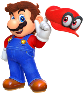 Mario - Super Mario Odyssey 2017 (353x480), Png Download