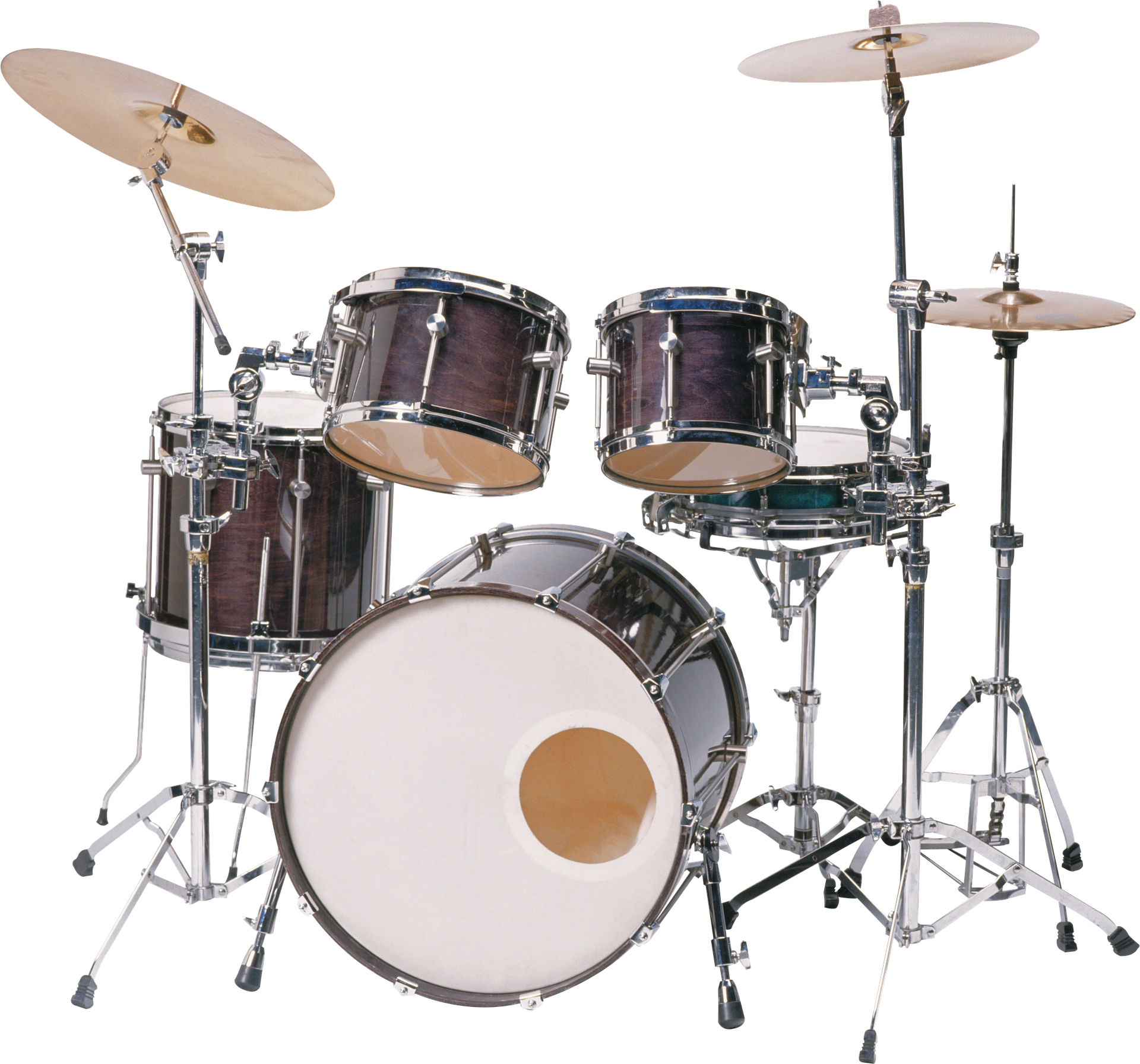 Drum Set - Drum Kit White Background (1280x1194), Png Download