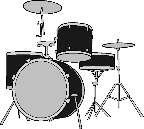 Drummer Vector Set - Kisekae Drums (603x540), Png Download