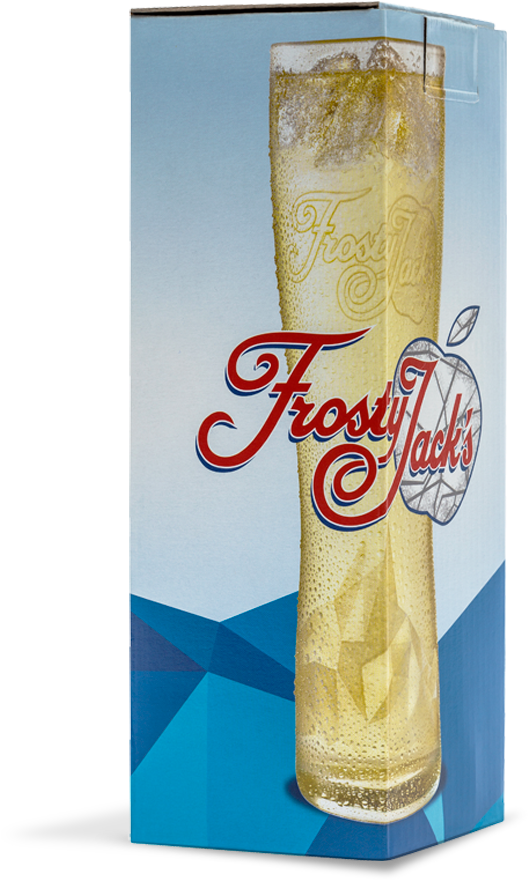 Iceberg Glasses - Frosty Jacks (640x906), Png Download