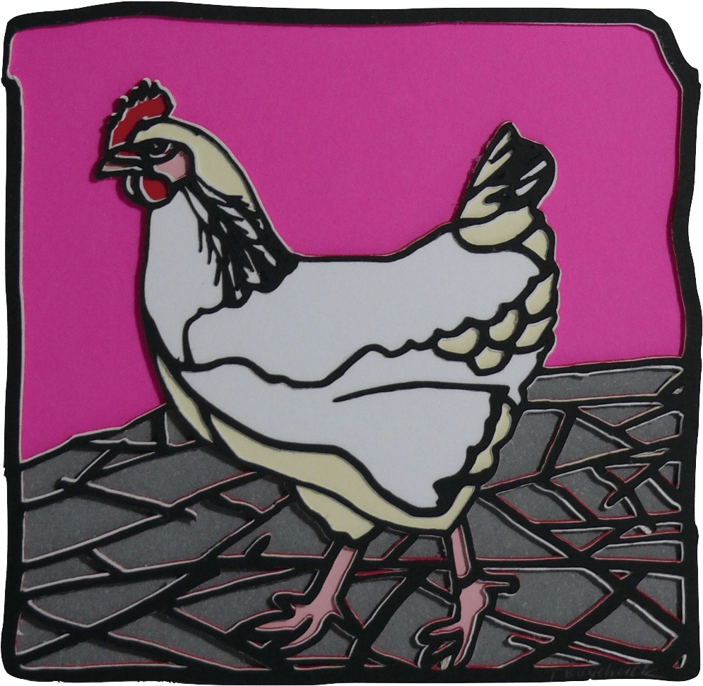 Funky Chicken - Rooster (1038x1038), Png Download