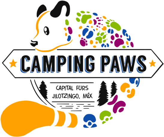 Camping Paws Logo2 - Fédé Paris 1 (600x600), Png Download