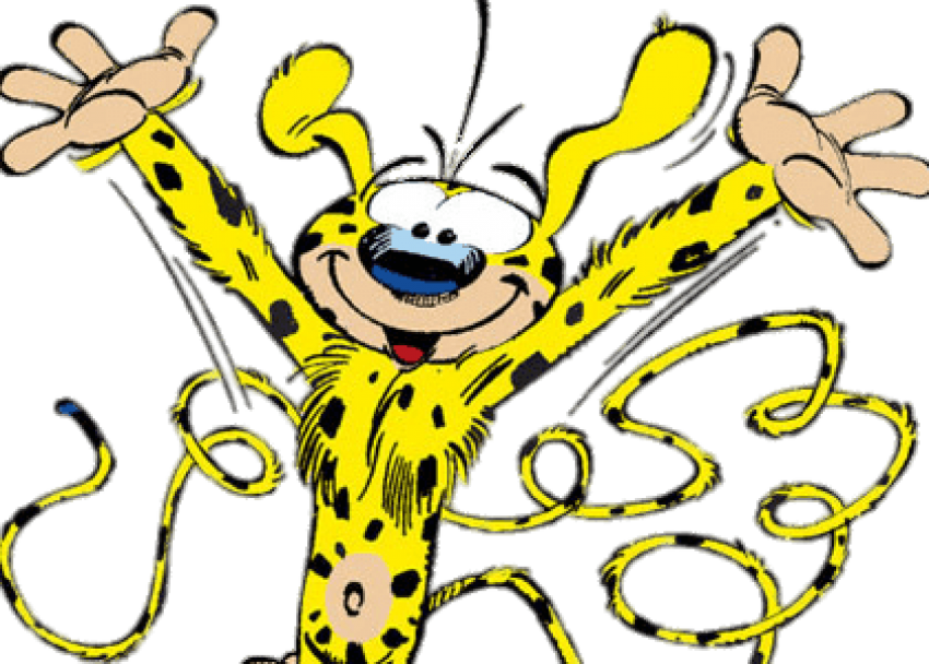 Download Marsupilami Paws Up Clipart Png Photo - Marsupilami Houba Houba Hop (850x608), Png Download
