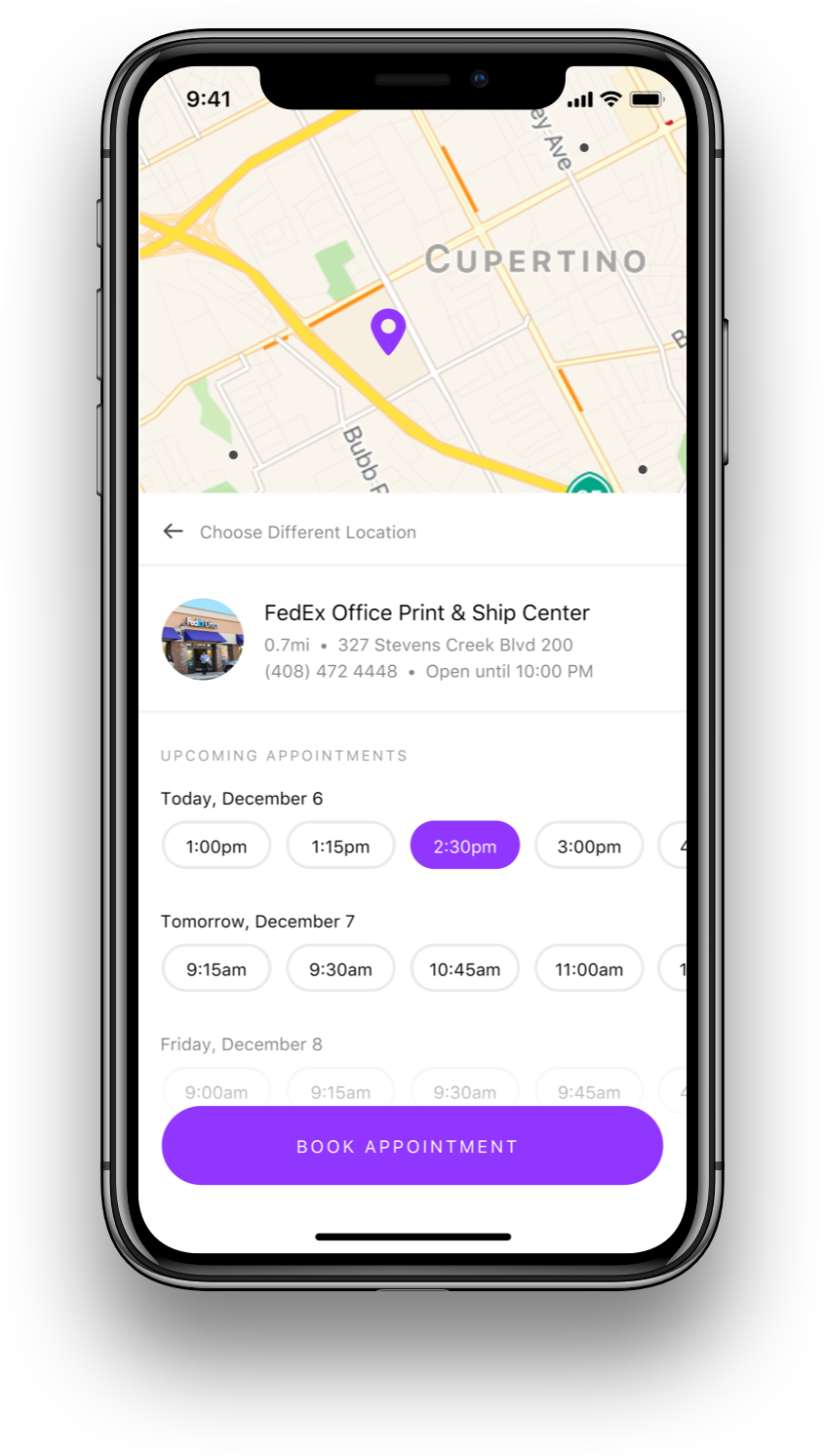 Fedex Ship Location Finder - Chownow App (846x1493), Png Download