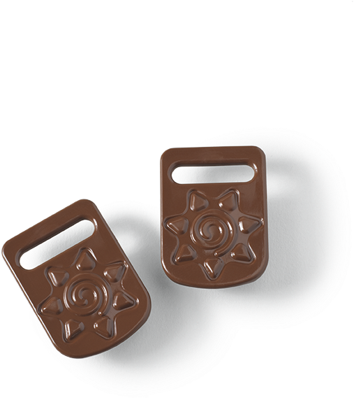Wisp Pediatric Clips, Lo Res Web - Chocolate (993x744), Png Download