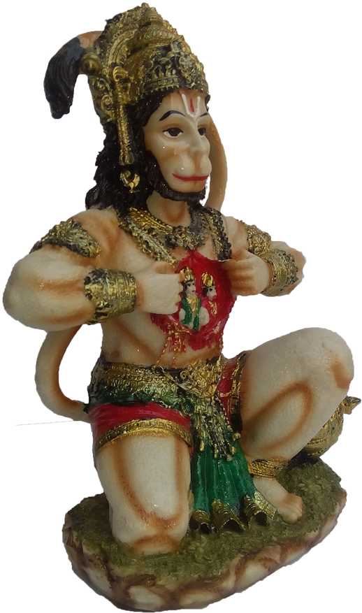 Hanumanji - Statue (600x1002), Png Download