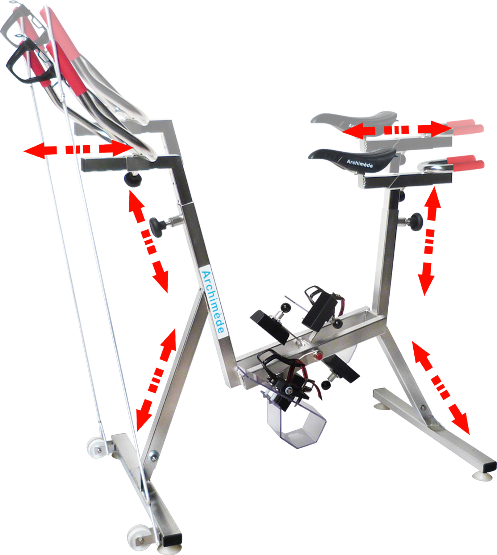 Aquabike Diamond Avec Fleche Archimède Jointec France - Exercise Equipment (1817x1817), Png Download