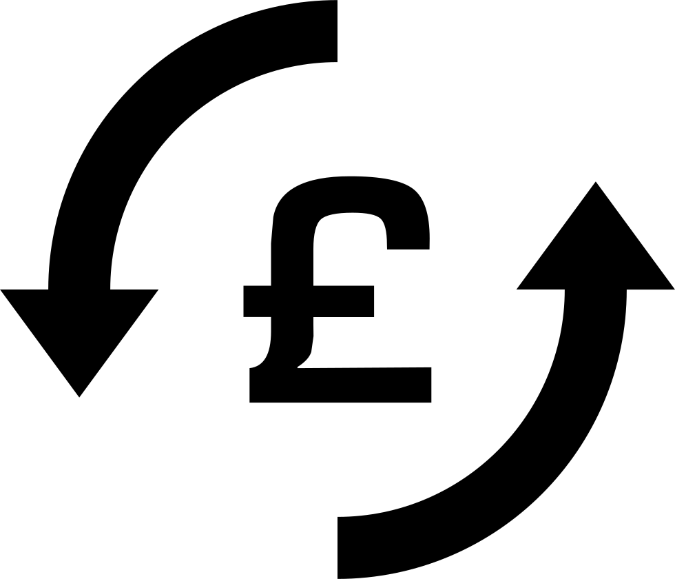 Money Pounds Exchange Symbol Comments - Exchange Symbols (980x840), Png Download