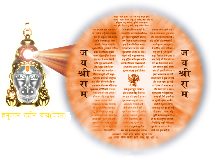 Shri Hanuman Chalisa In The World's Smallest Hanumanji - Hanuman Chalisa Yantra (730x550), Png Download