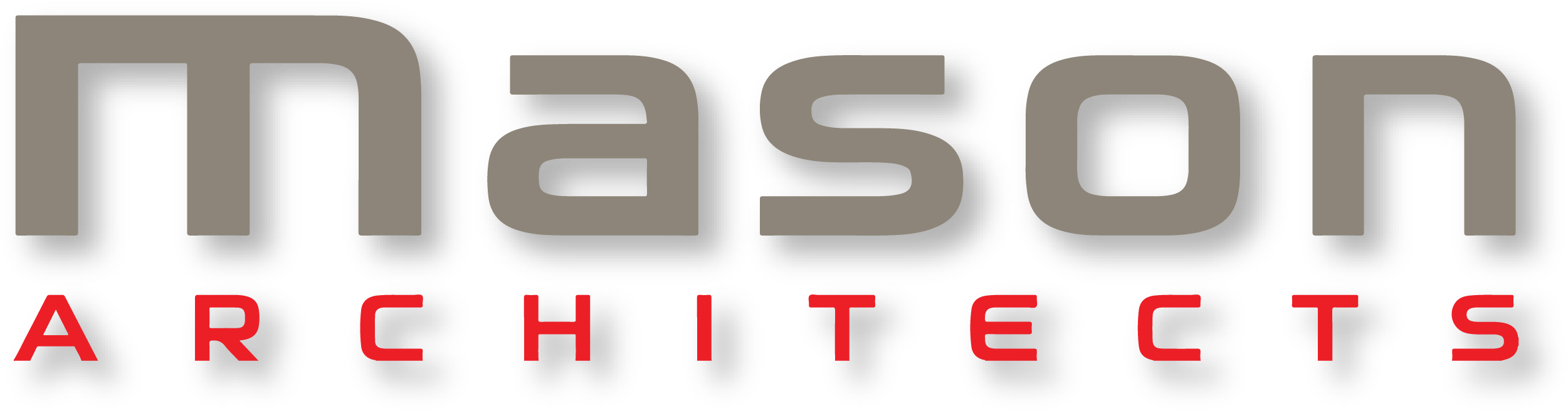 Mason Architects Mason Architects - Graphic Design (3300x774), Png Download