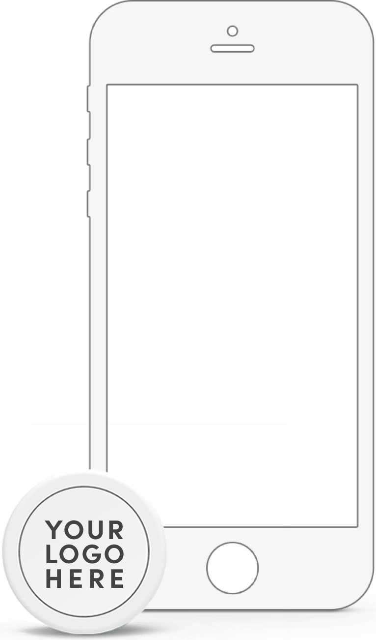 Find Us On - Smartphone (766x1301), Png Download