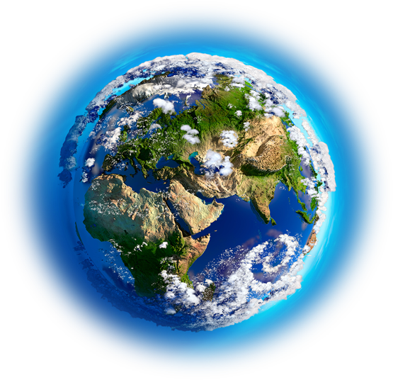 Kinetic Globe - Planets Earth (600x600), Png Download
