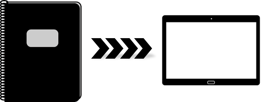 Paper Notebook And Tablet - Iphone (1017x393), Png Download