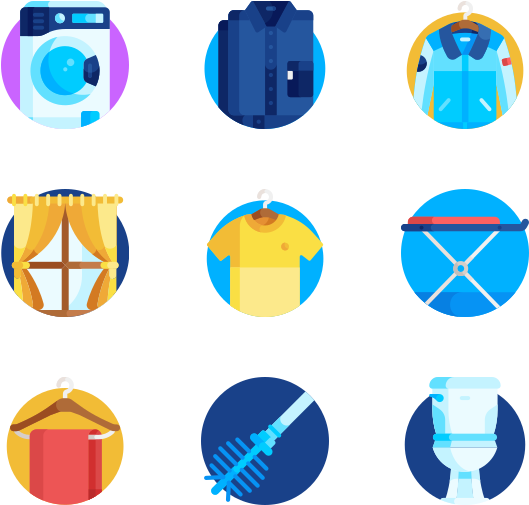 Cleaning - Circle (600x564), Png Download