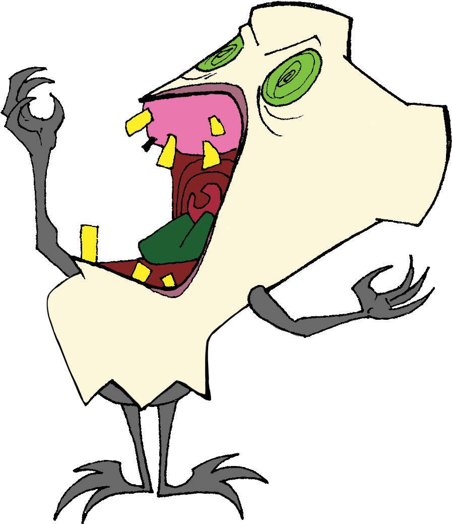 Teeth Zombie Pencil And In Color - Zombie Tooth Clipart (897x1039), Png Download