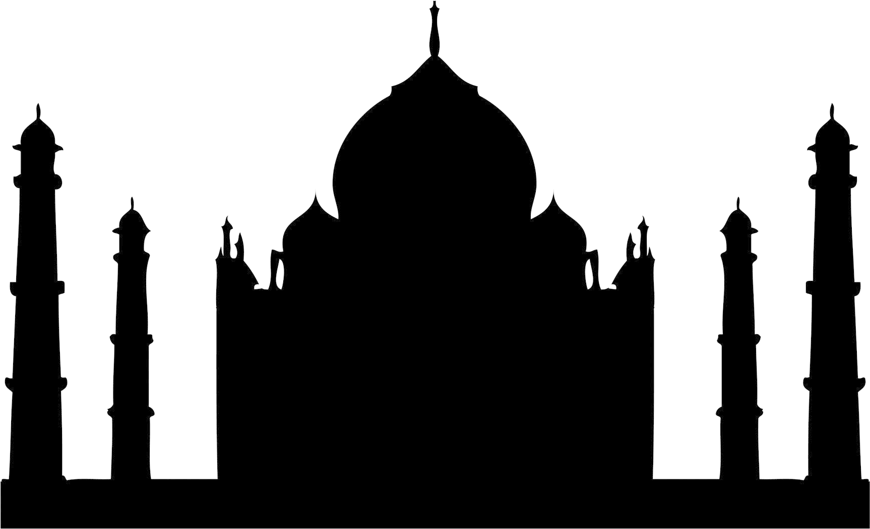 Do You Want To Visit The Hindu Temple In Wroclaw - Taj Mahal Clip Art Png (1752x1074), Png Download