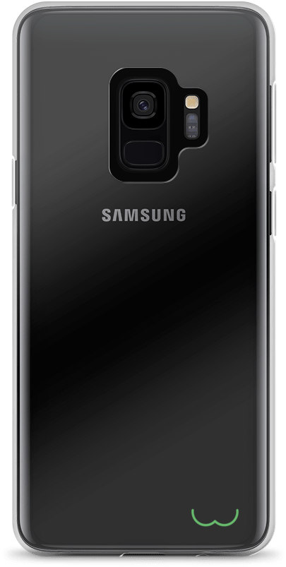 Samsung Galaxy Case With Wave Logo (1000x1000), Png Download