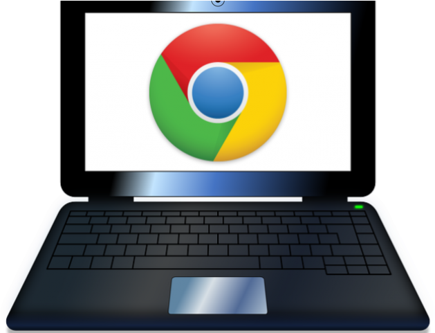 Chrome Book Clipart Royalty Free Library - Google Chromebook Clipart (640x480), Png Download