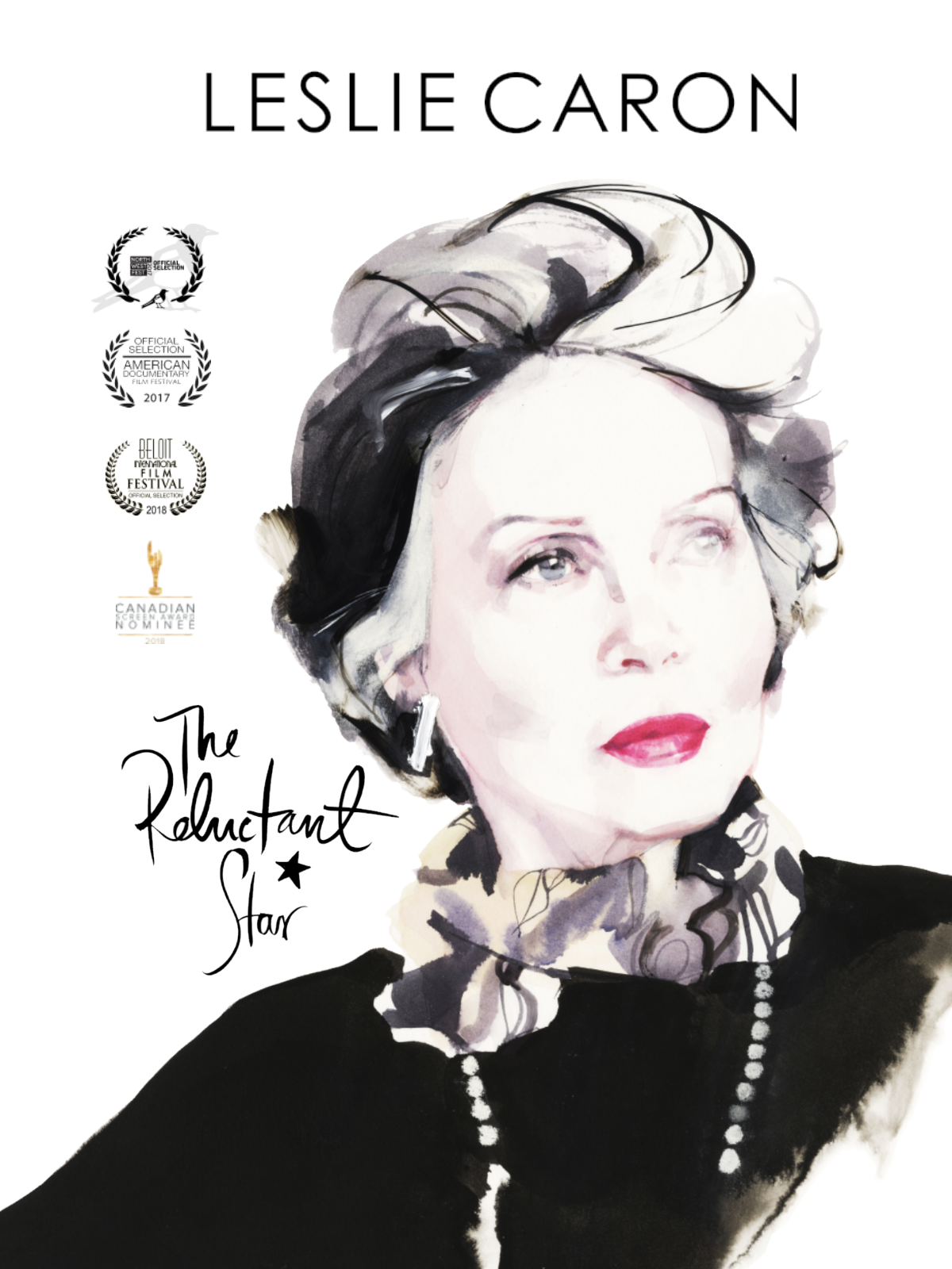 For The Complete List Of The 2018 Canadian Screen Awards - Leslie Caron Reluctant Star (1200x1600), Png Download