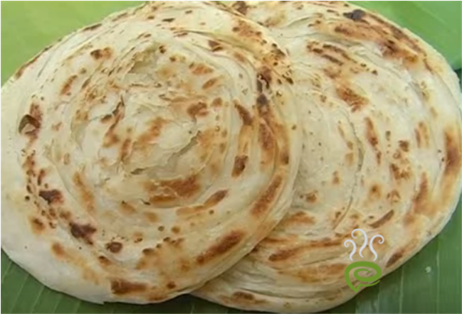 Malabar Paratha Video Recipe - Kerala Paratha Png (800x441), Png Download