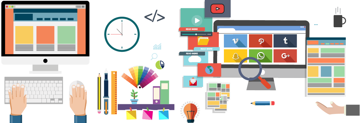 What Does A Web Designer Do - Web Design And Applications (1222x420), Png Download