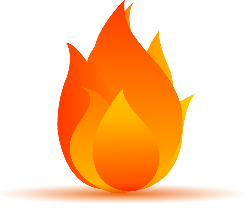 Flame Fire - Cartoon Fire Jpg (798x666), Png Download
