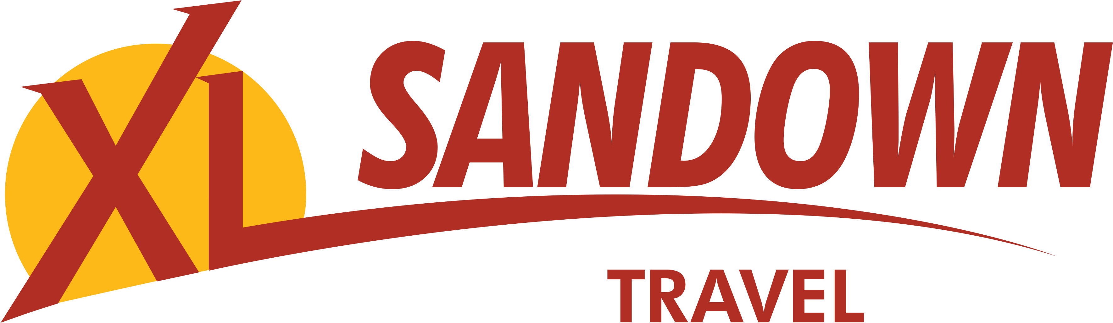 Xl Sandown Travel - Graphic Design (3683x1245), Png Download