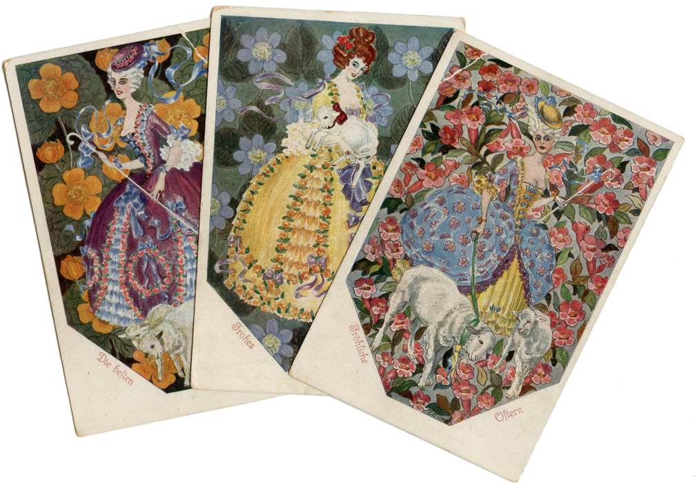 #vintage #easter At Www - Motif (1006x1006), Png Download