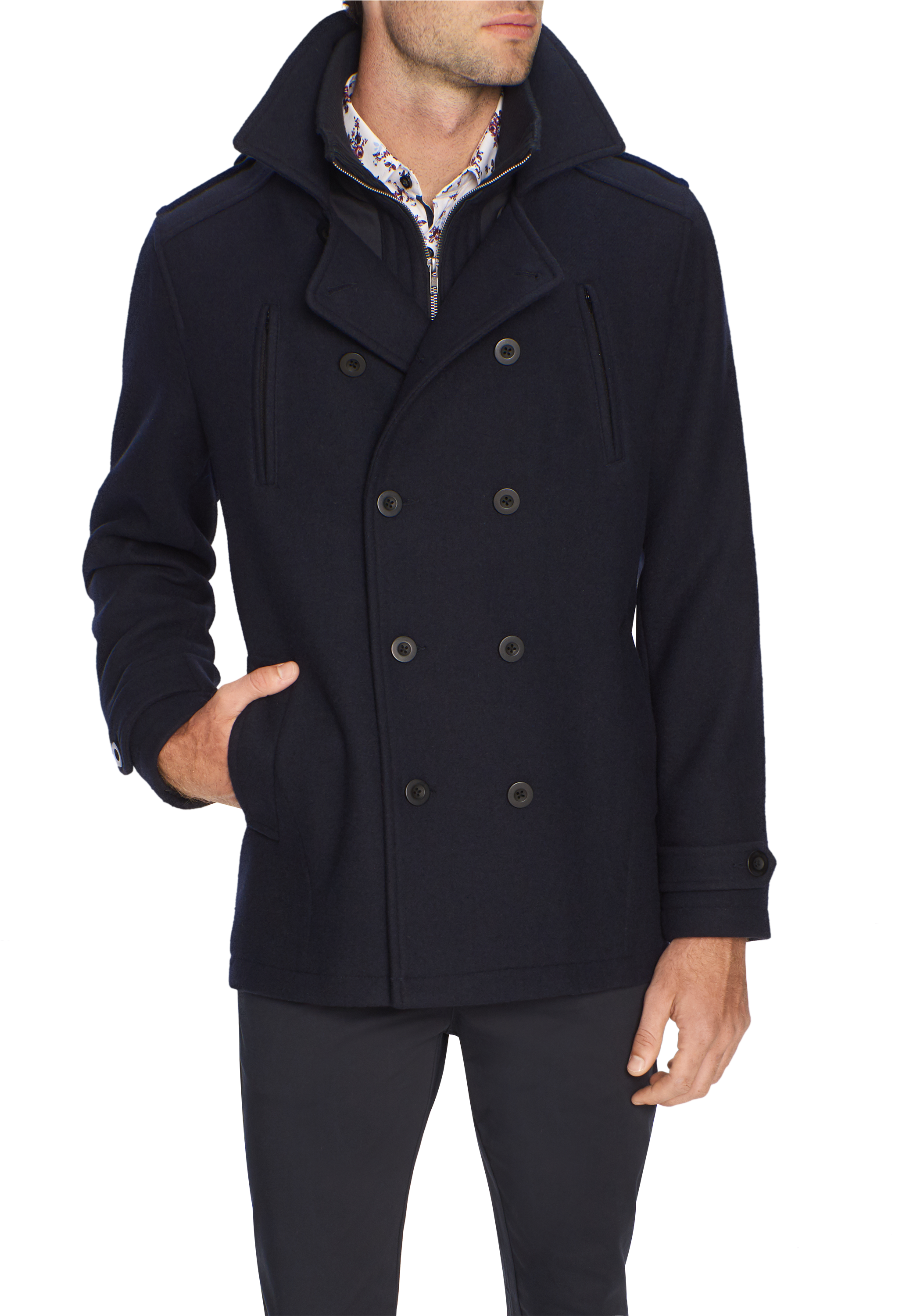 Navy Jez Db Melton Coat - Women's Arctic Parka Ii (3000x3000), Png Download