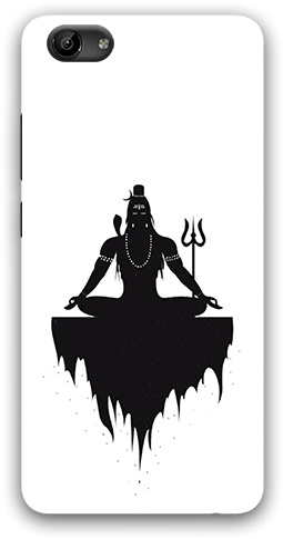 Lord Shiva Meditation Vivo Y71 Mobile Back Case - Oppo F9 Pro Back Cover Shiva (600x600), Png Download