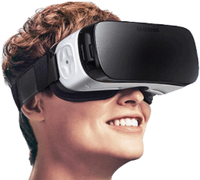 Free Png Download Samsung Gear Vr On User Png Images - Samsung Vr Box Price In Bangladesh (850x696), Png Download