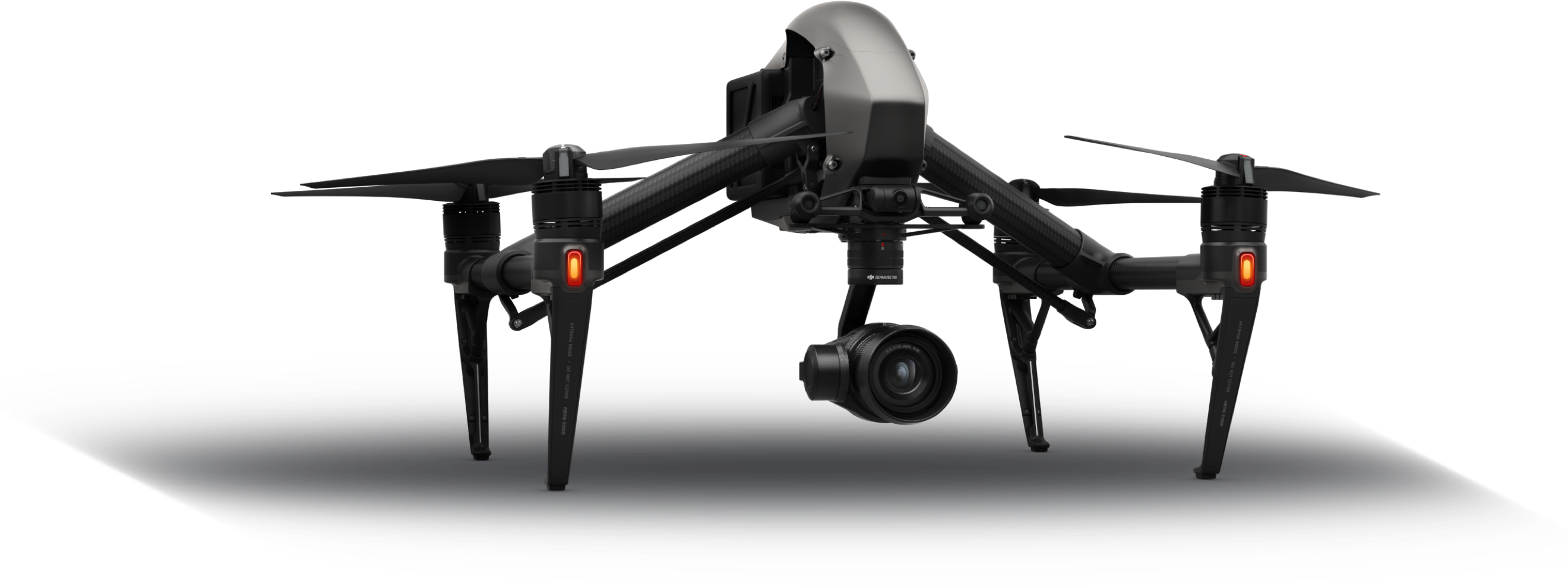 Zenmuse X5s - Inspire 2 With X4s (2640x986), Png Download