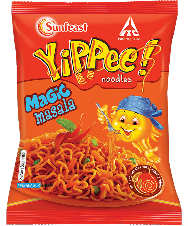 Sunfeast Yippee Noodles Magic Masala (677x778), Png Download