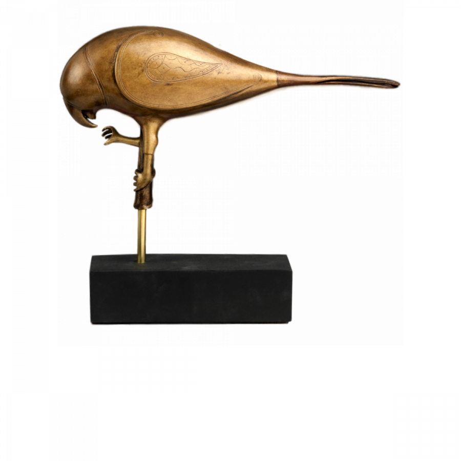 Parrots Were Also Known In Literature Of The Mughal - Parrot Sculpture (900x900), Png Download