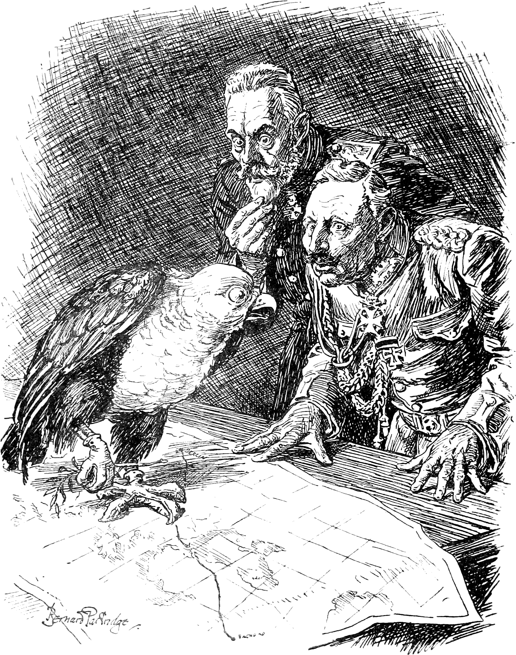 Punch's History Of The Great War P151 - Sketch (1728x2179), Png Download