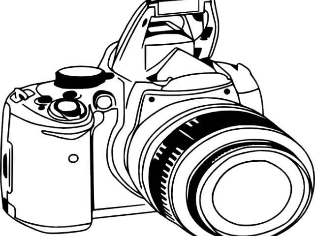 Dslr Camera Clipart Png (640x480), Png Download