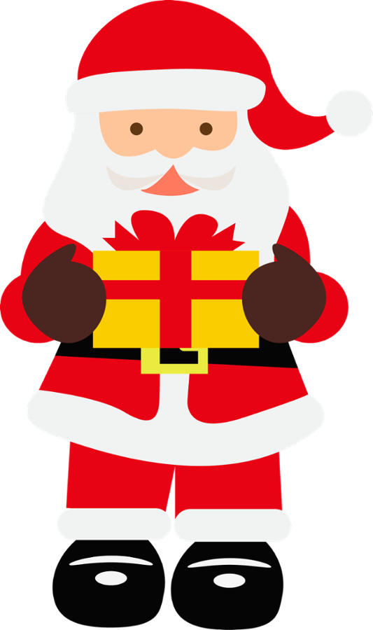 Christmas 24, Christmas Names, Christmas Clipart, Father - Santa Claus Minus (533x900), Png Download