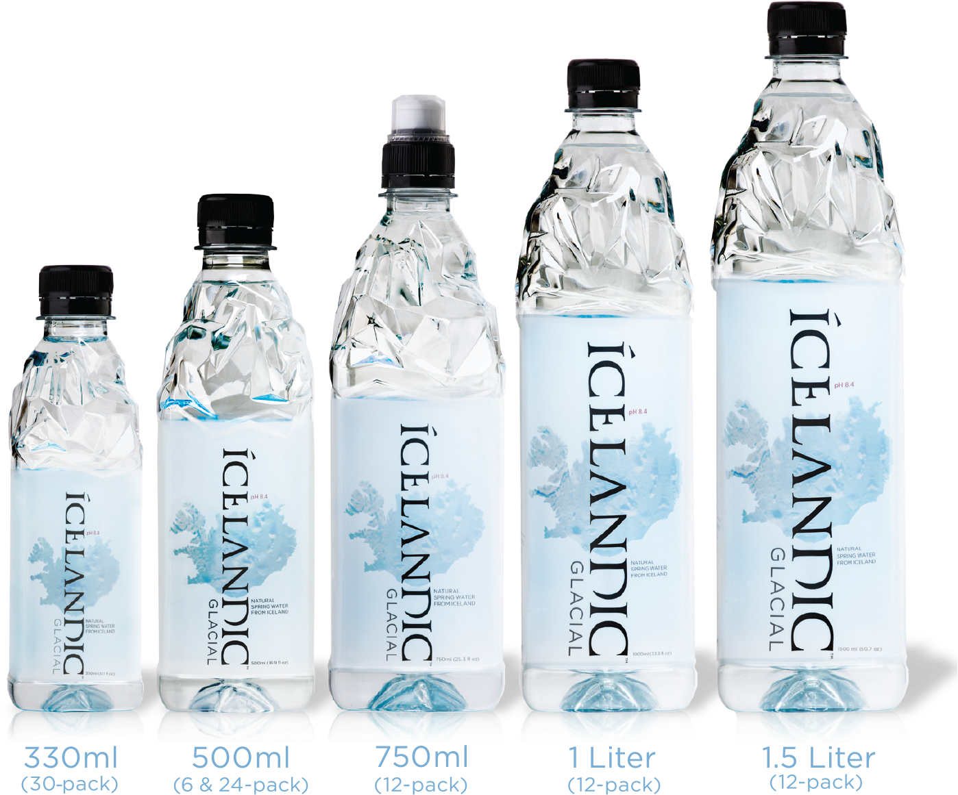 Transparent Minerals Iceland Found - Icelandic Glacial (1600x1584), Png Download