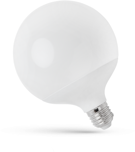 Led Bulb Glob E27 18w 1750lm Ww - Light (575x575), Png Download
