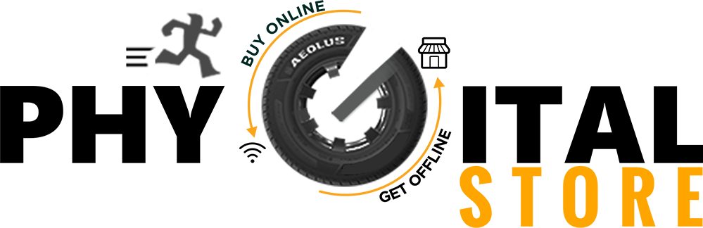 Phygital Logo - Tire Retailer Logo (999x324), Png Download