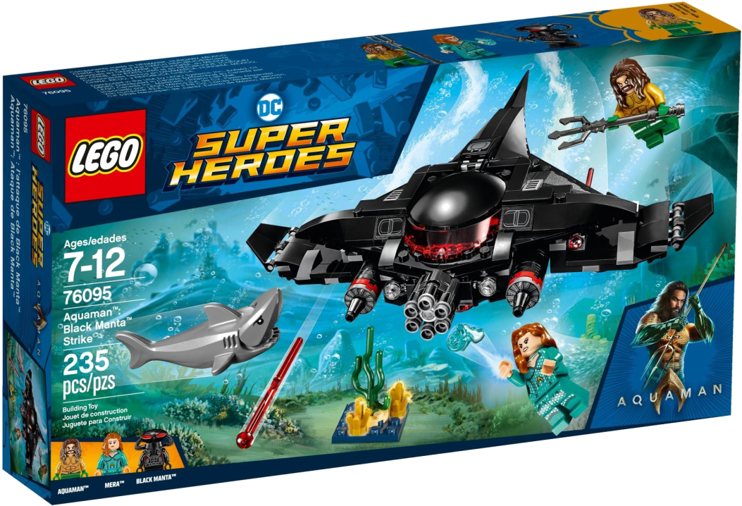 Black Manta™ Strike - Lego Aquaman Sets 2018 (1057x732), Png Download