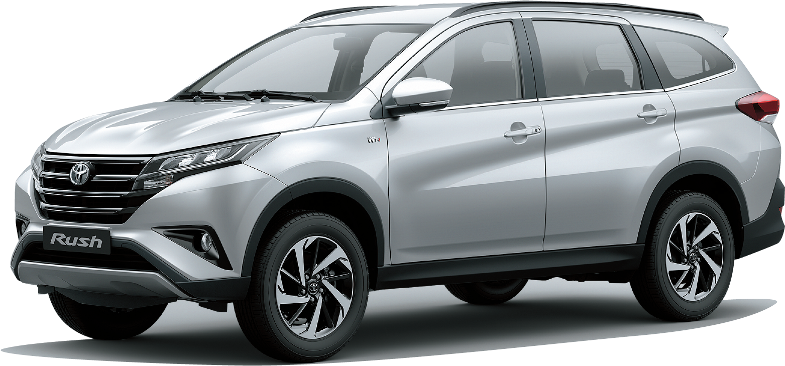 Drive Confident With The Toyota “rush” - Toyota Rush Silver Color (1756x1241), Png Download