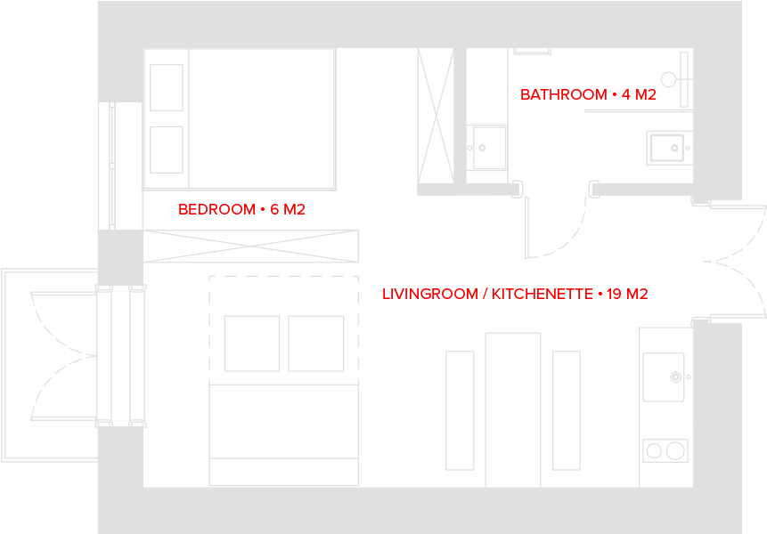 Nawer-plan - Floor Plan (960x599), Png Download
