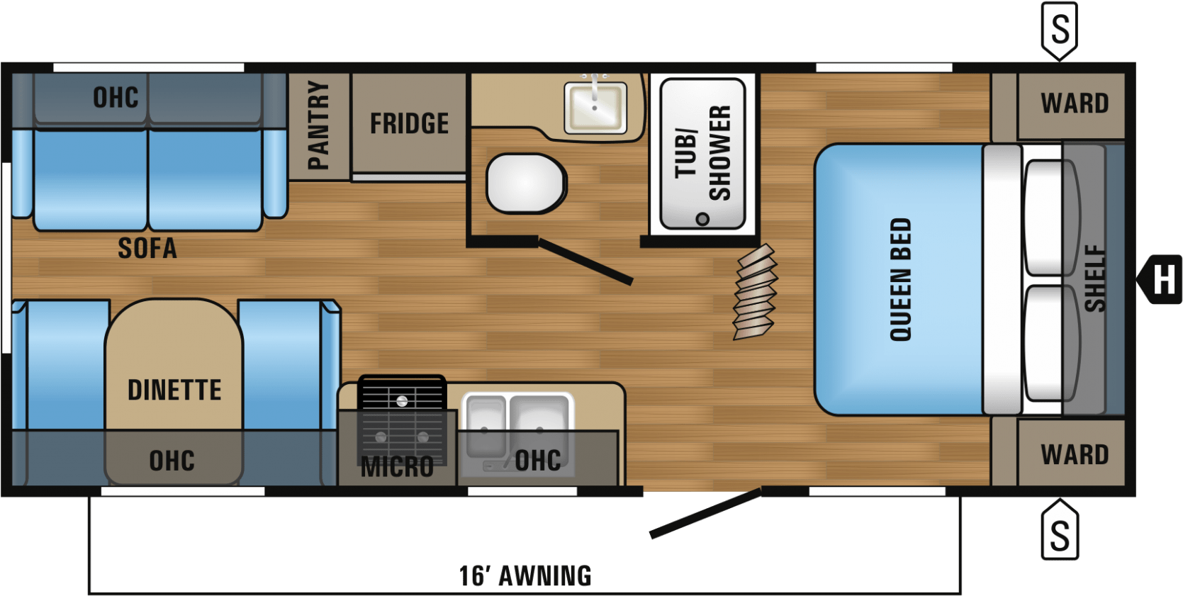 New 2019 Jayco Jay Flight 212qb New 2019 Jayco Jay - Recreational Vehicle (1800x956), Png Download
