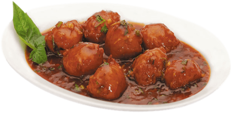 Veg Manchurian Balls - Manchurian Fried Rice Png (800x800), Png Download