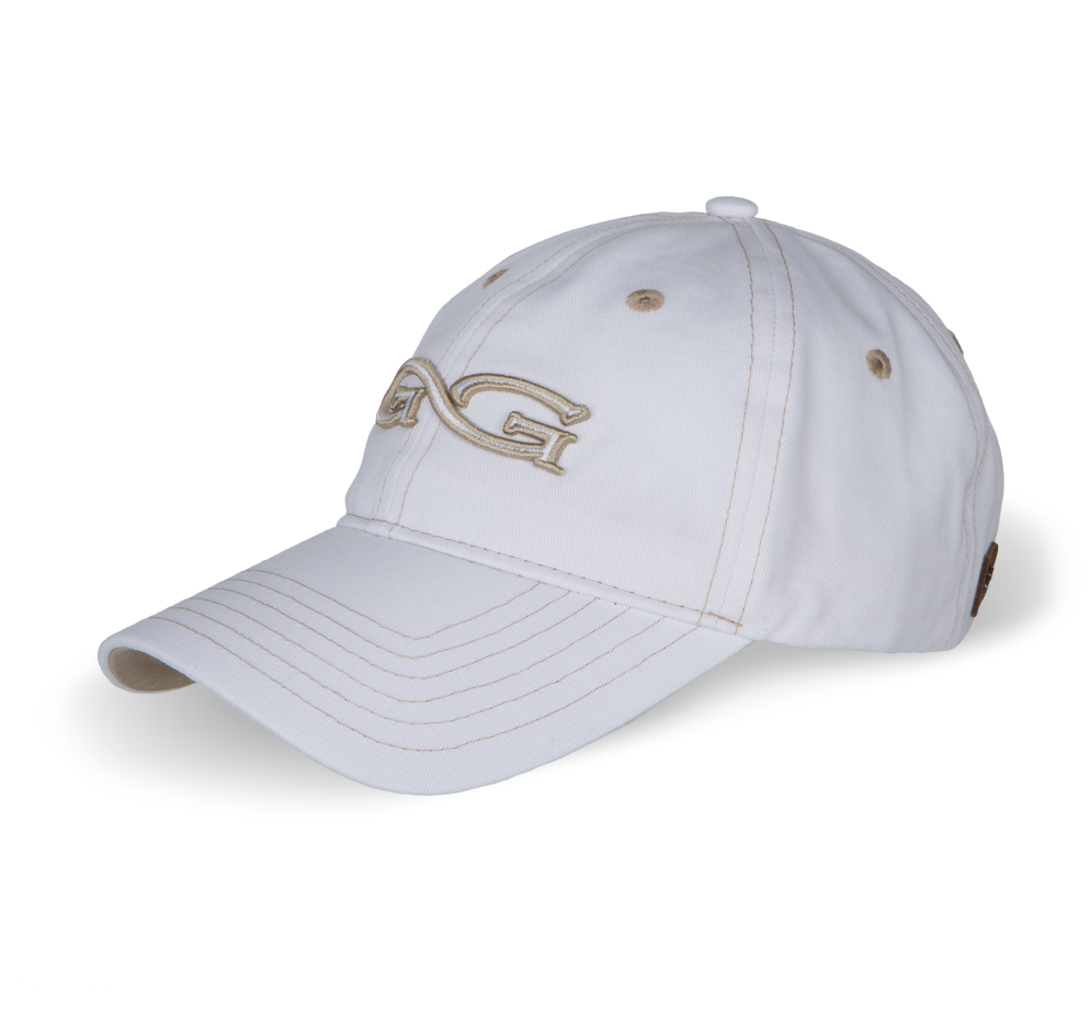 White / Khaki Detail Cap - Baseball Cap (1000x1000), Png Download